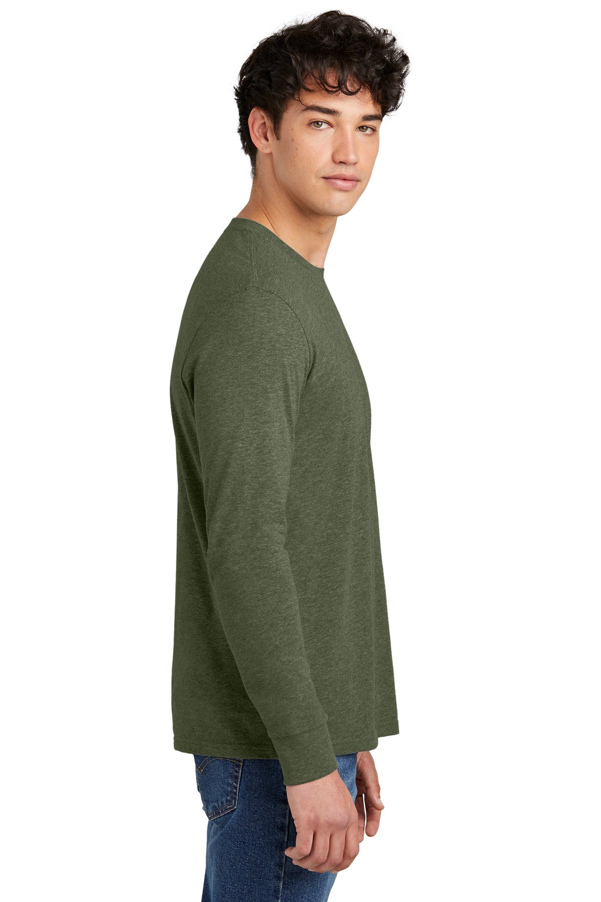 District Perfect Blend CVC Long Sleeve Tee DT109