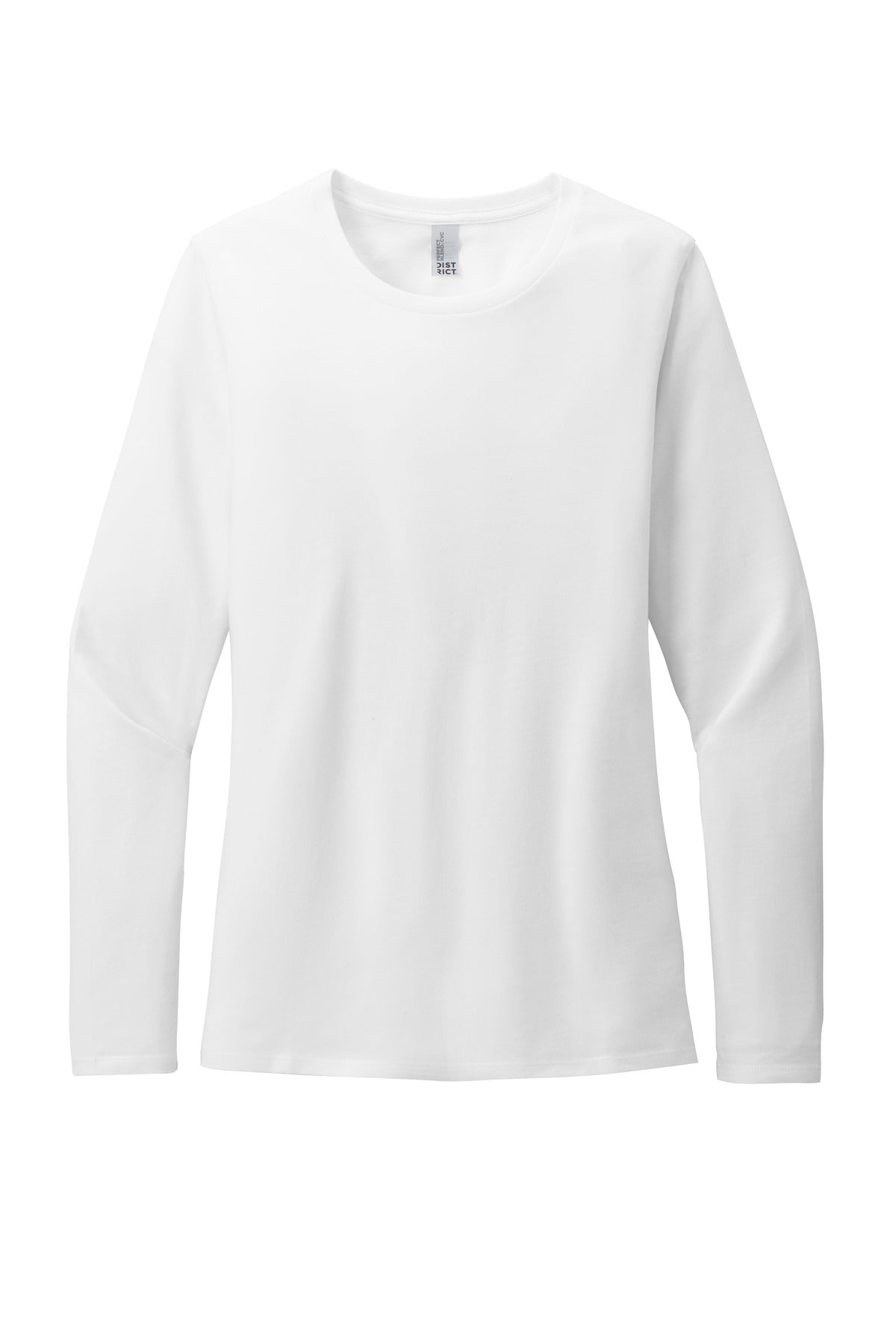 District Women's Perfect Blend CVC Long Sleeve Tee DT110