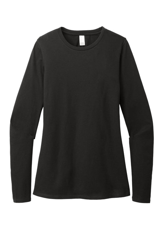 District Women's Perfect Blend CVC Long Sleeve Tee DT110