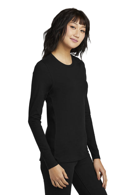 District Women's Perfect Blend CVC Long Sleeve Tee DT110