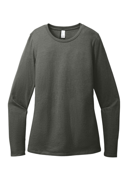 District Women's Perfect Blend CVC Long Sleeve Tee DT110