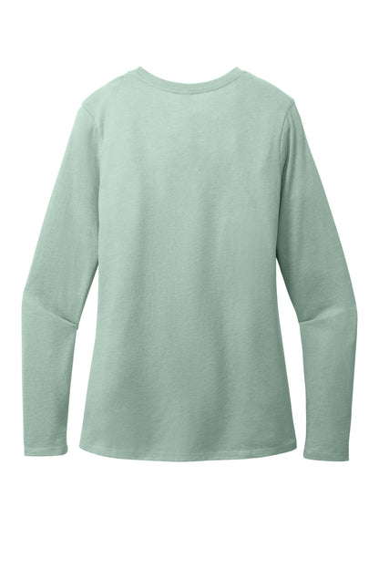 District Women's Perfect Blend CVC Long Sleeve Tee DT110