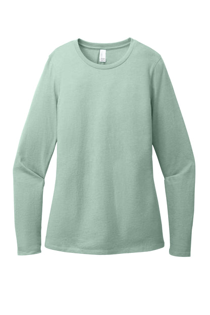 District Women's Perfect Blend CVC Long Sleeve Tee DT110