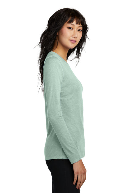 District Women's Perfect Blend CVC Long Sleeve Tee DT110