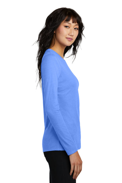 District Women's Perfect Blend CVC Long Sleeve Tee DT110