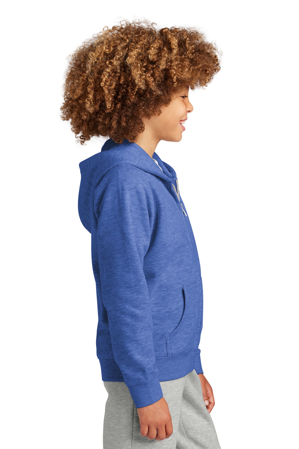 District Youth V.I.T. Fleece Full-Zip Hoodie DT6102Y