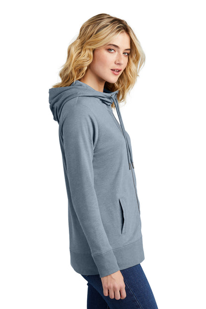 District Women's Featherweight French Terry Full-Zip Hoodie DT673