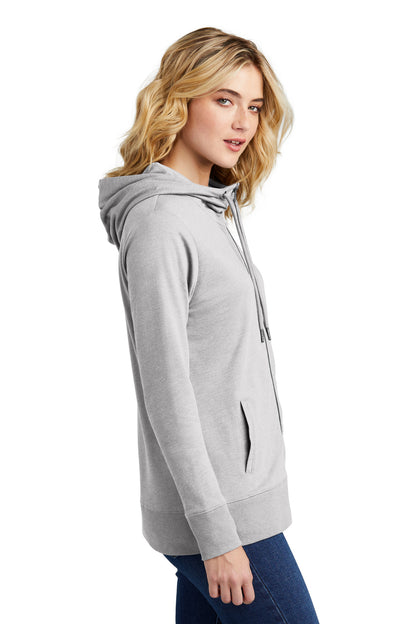 District Women's Featherweight French Terry Full-Zip Hoodie DT673