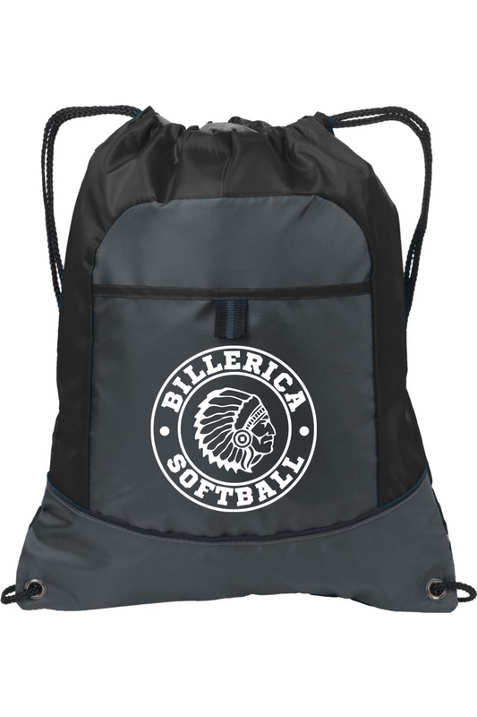 Billerica Softball Original Logo Pocket Cinch Pack