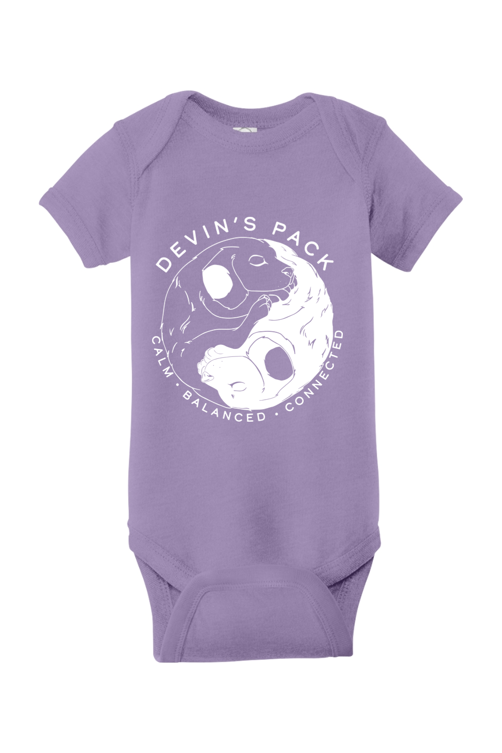 Devin's Pack Calm Balanced Connected Infant Fine Jersey Bodysuit