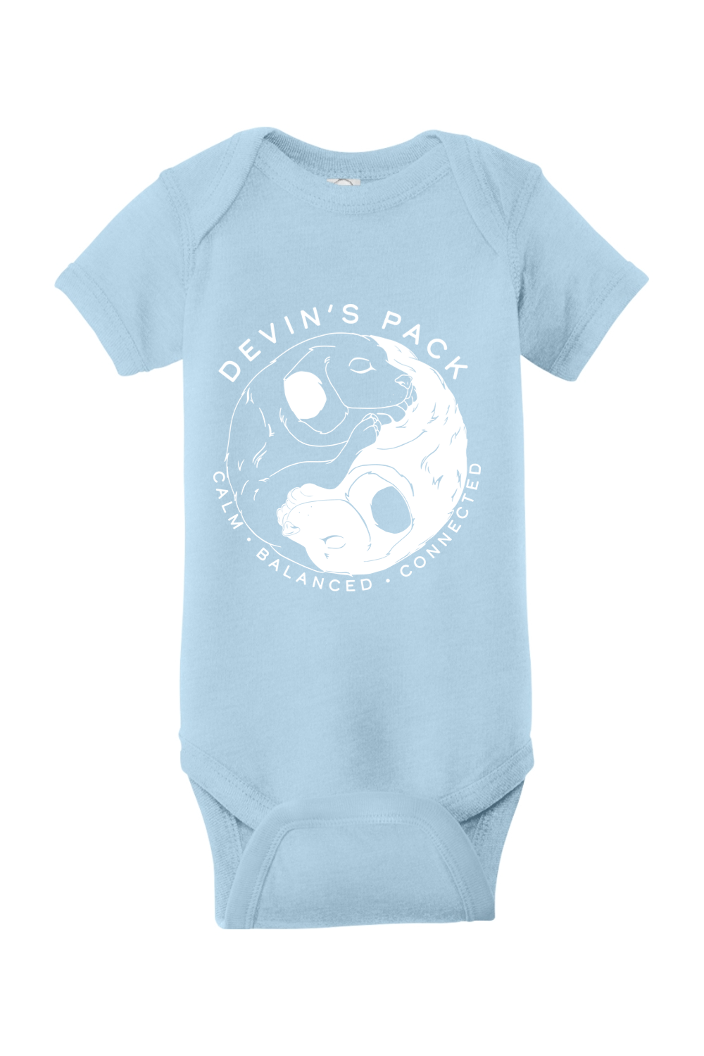 Devin's Pack Calm Balanced Connected Infant Fine Jersey Bodysuit