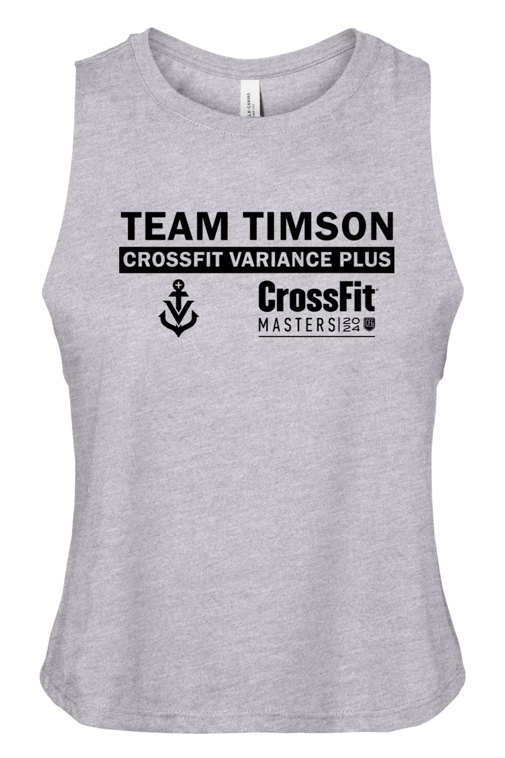 Team Timson Women's Racerback Cropped Tank