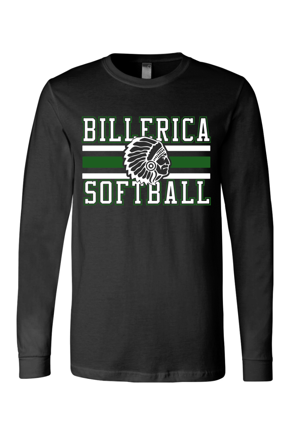 Billerica Softball Unisex Jersey Long Sleeve Tee - Adult