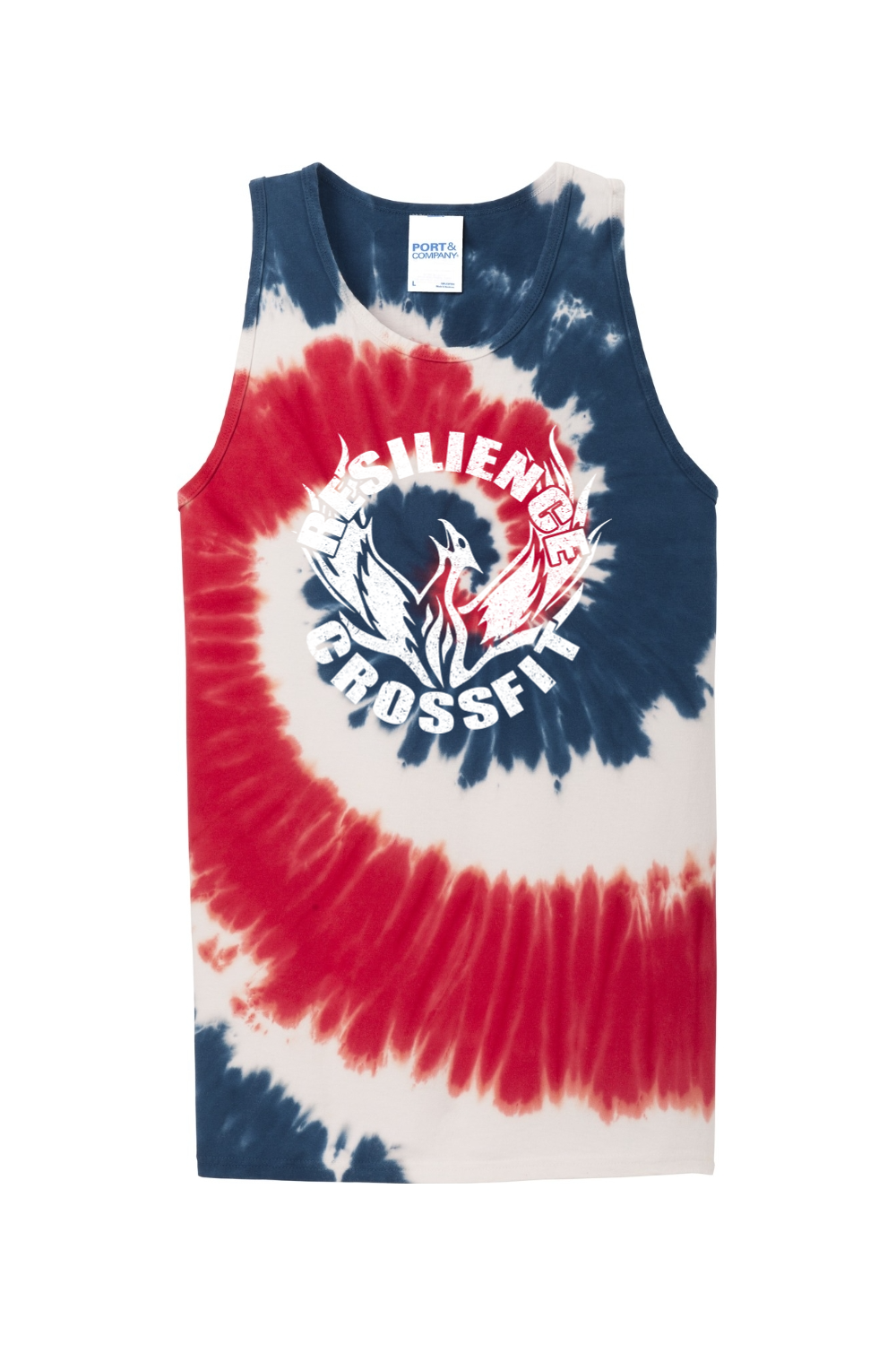 Resilience Crossfit Tie-Dye Tank Top