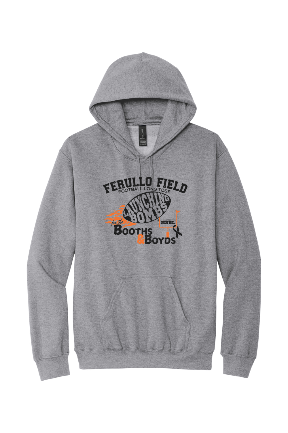 Football Long Toss for the Booths & Boyds - Hoodie - Adult