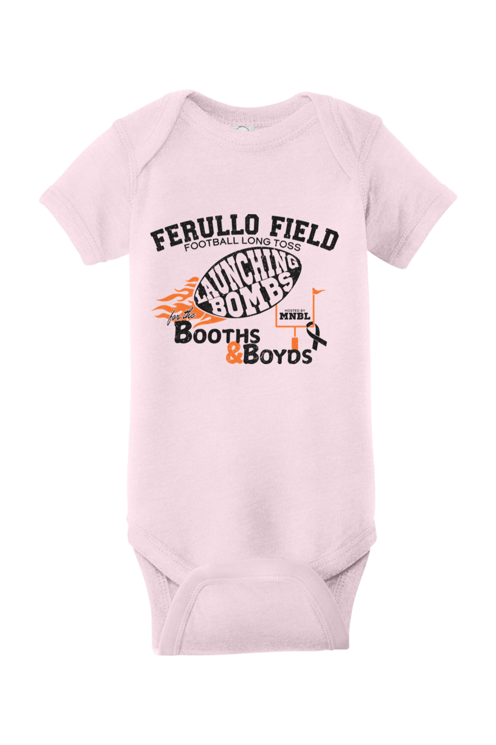 Football Long Toss for the Booths & Boyds Jersey Bodysuit - Infant