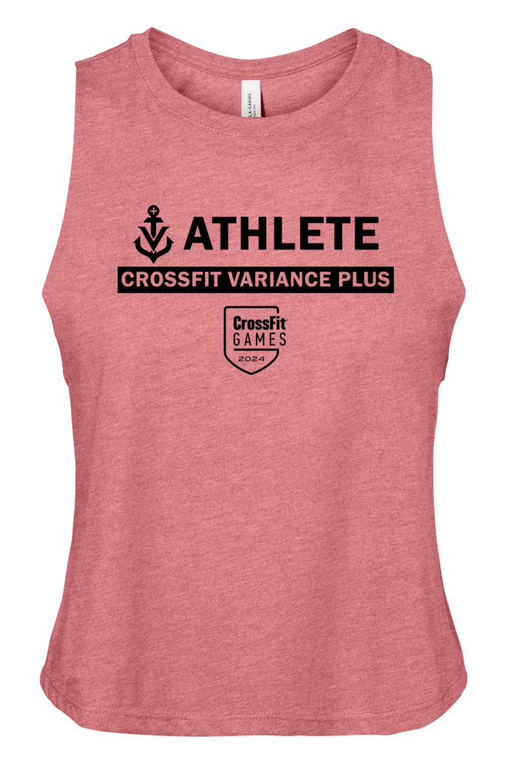 Athlete Games Women's Racerback Cropped Tank