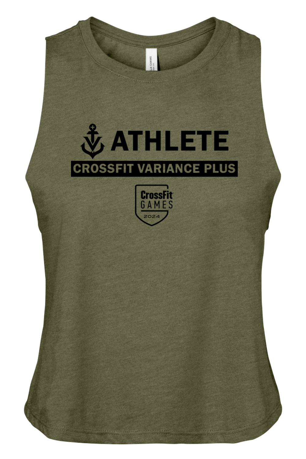 Athlete Games Women's Racerback Cropped Tank