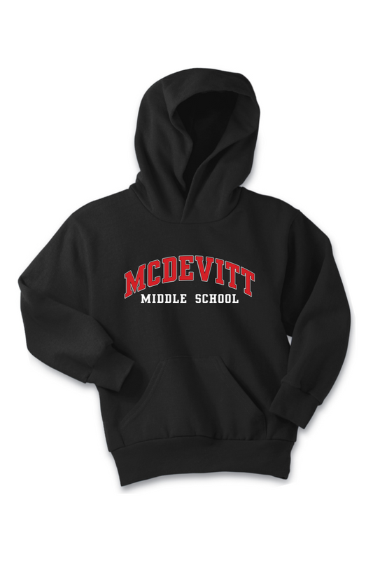 McDevitt Middle School Black Hoodie - Youth