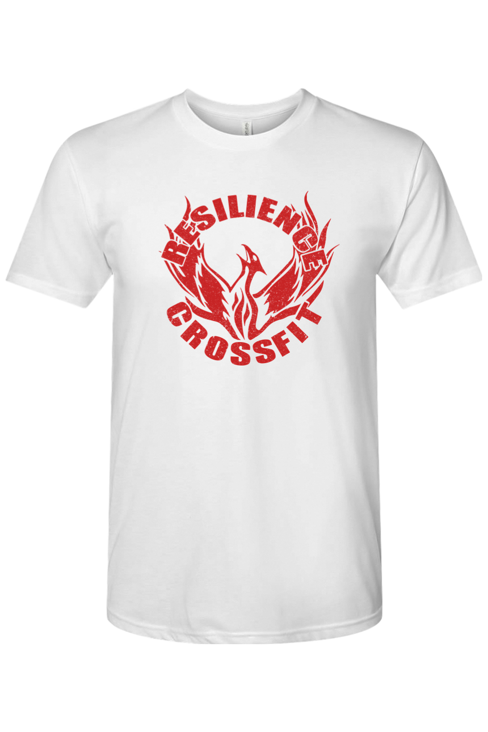 Resilience Crossfit Red Logo Triblend T-Shirt  - Unisex