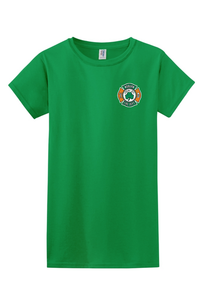 Local 971 Woburn Fire Dept. 100% Cotton Semi-fitted T-Shirt - Women's