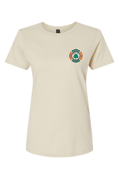 Local 971 Woburn Fire Dept. 100% Cotton Semi-fitted T-Shirt - Women's