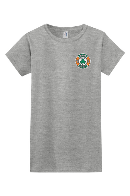 Local 971 Woburn Fire Dept. 100% Cotton Semi-fitted T-Shirt - Women's