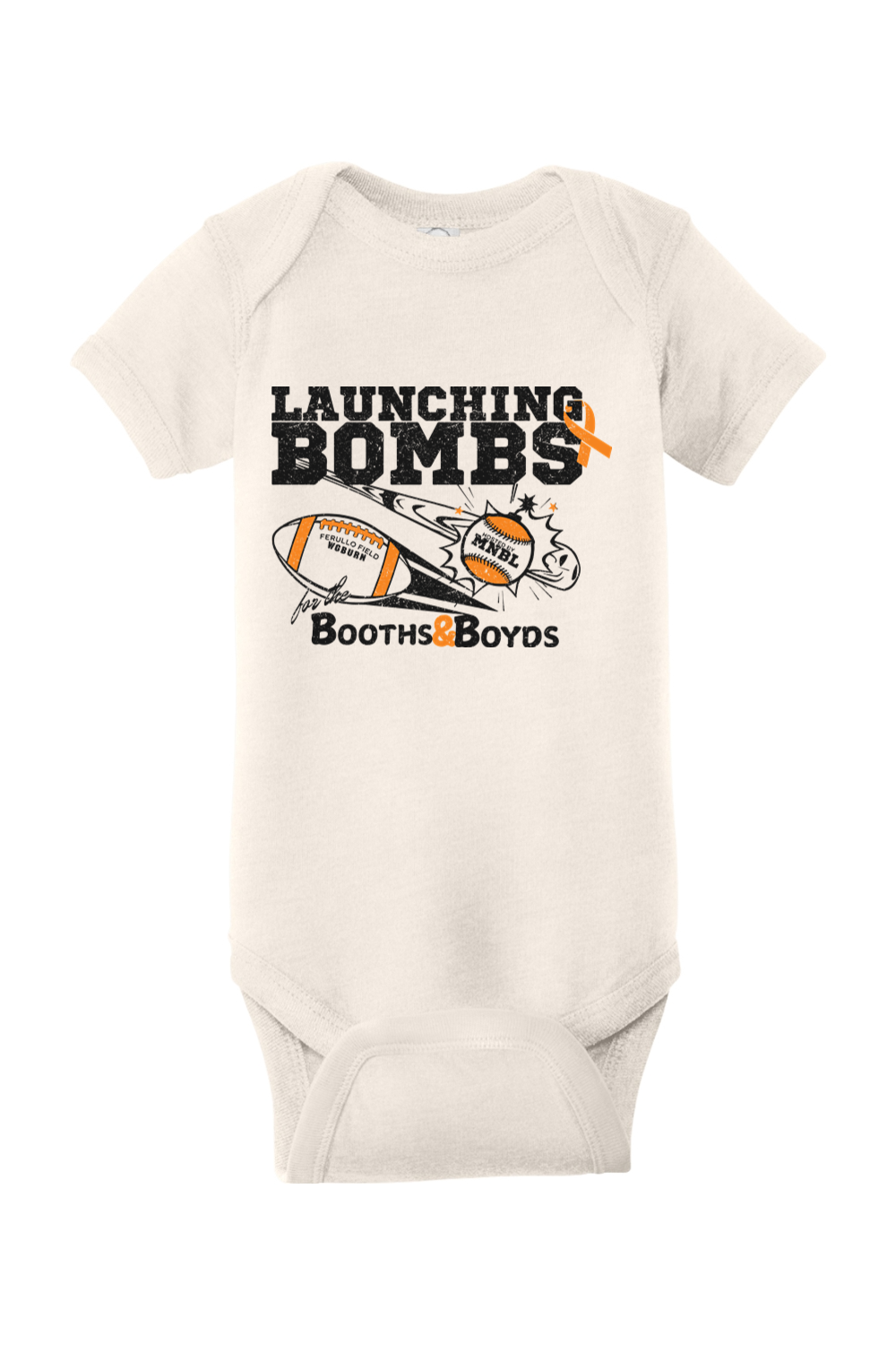 Launching Bombs for the Booths & Boyds Jersey Bodysuit - Infant