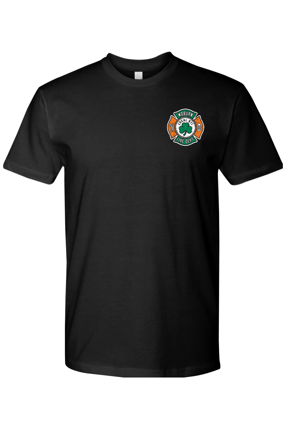 Local 971 Woburn Fire Dept. 100% Cotton Fitted T-Shirt - Unisex Adult