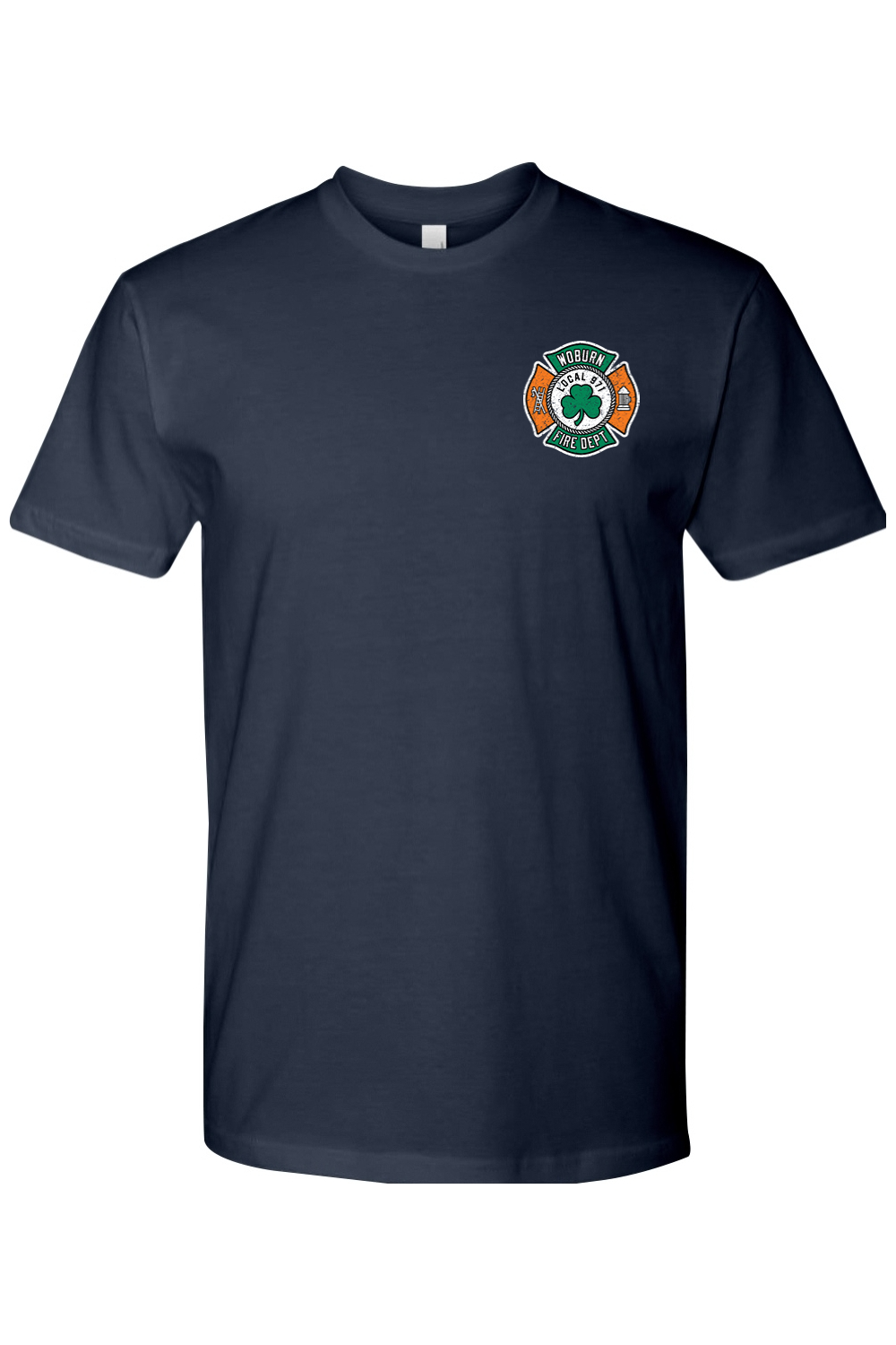 Local 971 Woburn Fire Dept. 100% Cotton Fitted T-Shirt - Unisex Adult