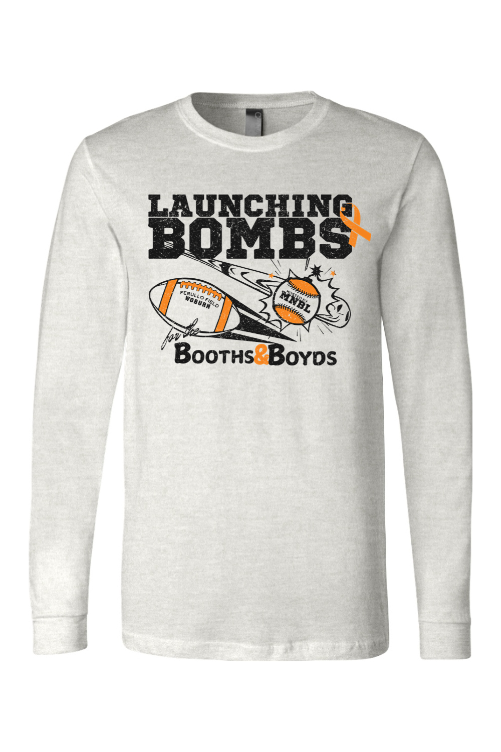 Launching Bombs for the Booths & Boyds - Cotton Long Sleeve T-Shirt - Unisex Adult