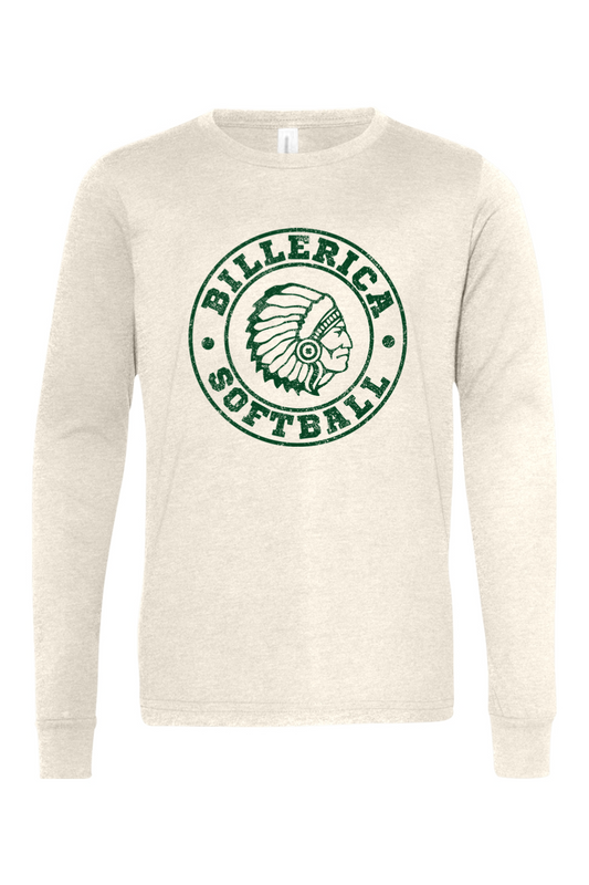 Billerica Softball Jersey Long Sleeve Tee - Youth