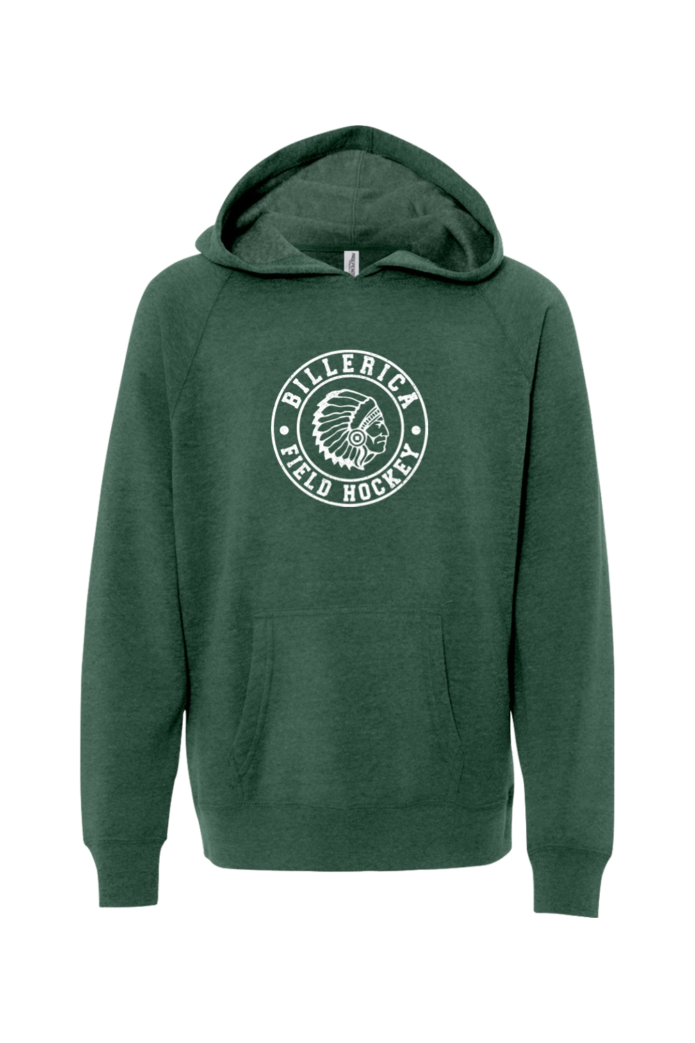 Billerica Field Hockey Youth Raglan Hoodie