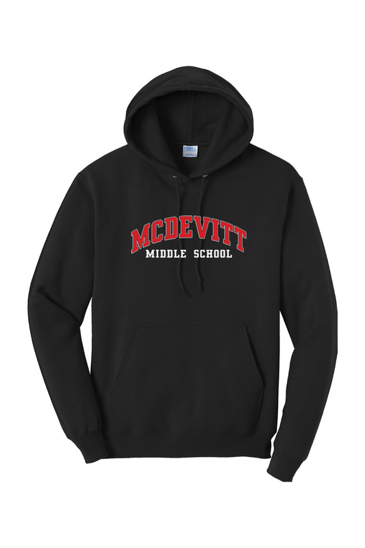 McDevitt Middle School Black Hoodie - Unisex Adult