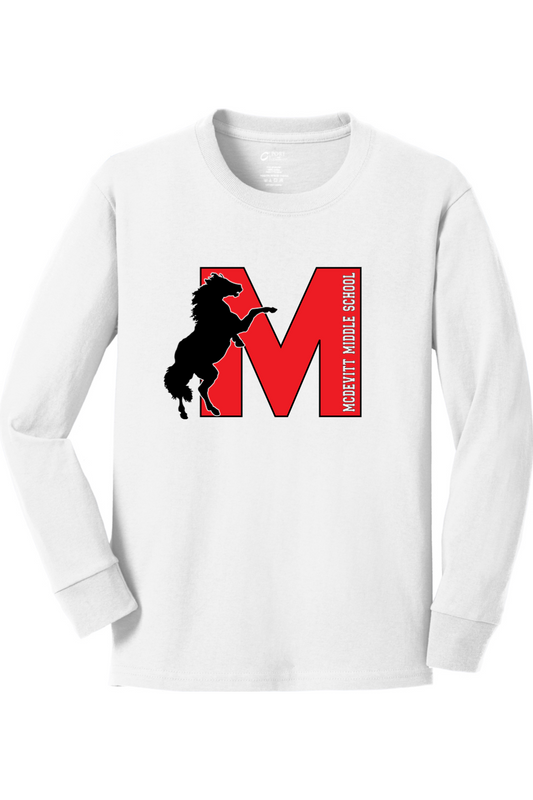 McDevitt Original Logo Long Sleeve T-Shirt - Youth