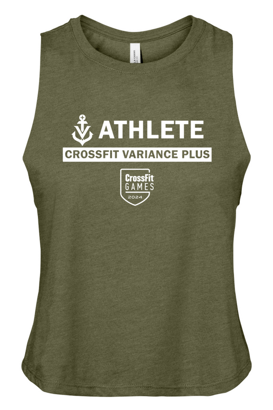 Athlete Games Women's Racerback Cropped Tank