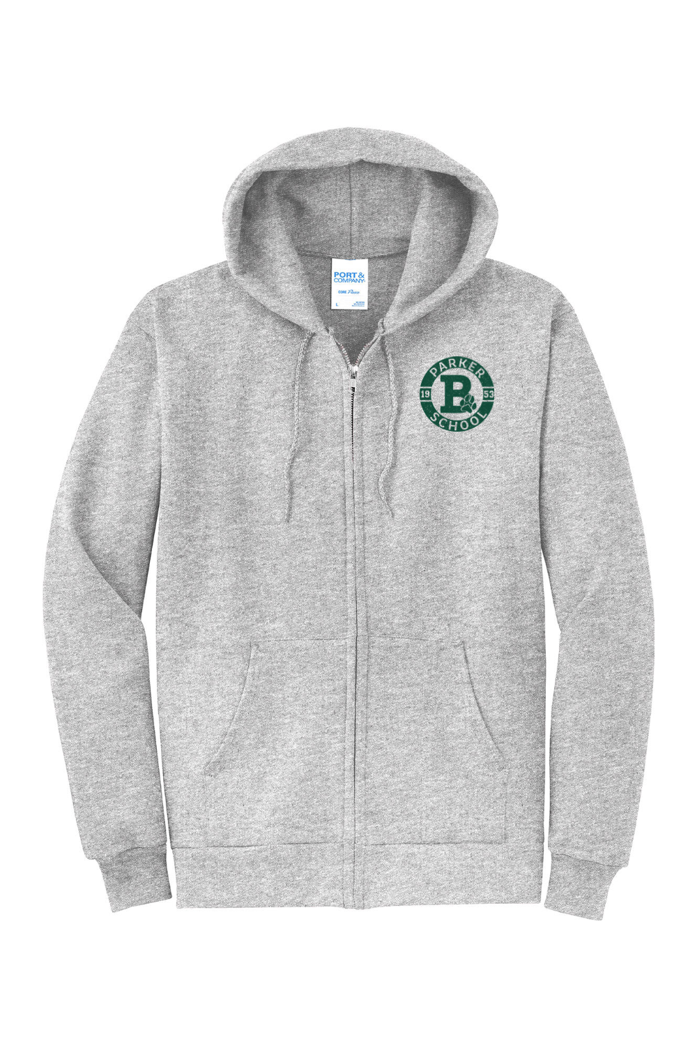 Parker School Billerica "B" Full-Zip Hoodie - Adult