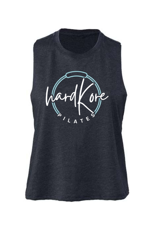 Hard Kore Pilates Racerback Cropped Tank