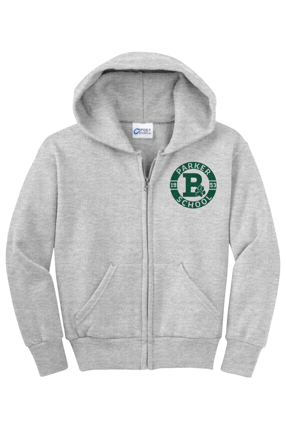 Parker School Billerica "B" Full-Zip Hoodie - Youth