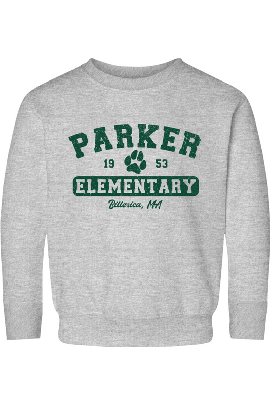 Parker Elementary Paw Crewneck Sweatshirt -Toddler/Youth