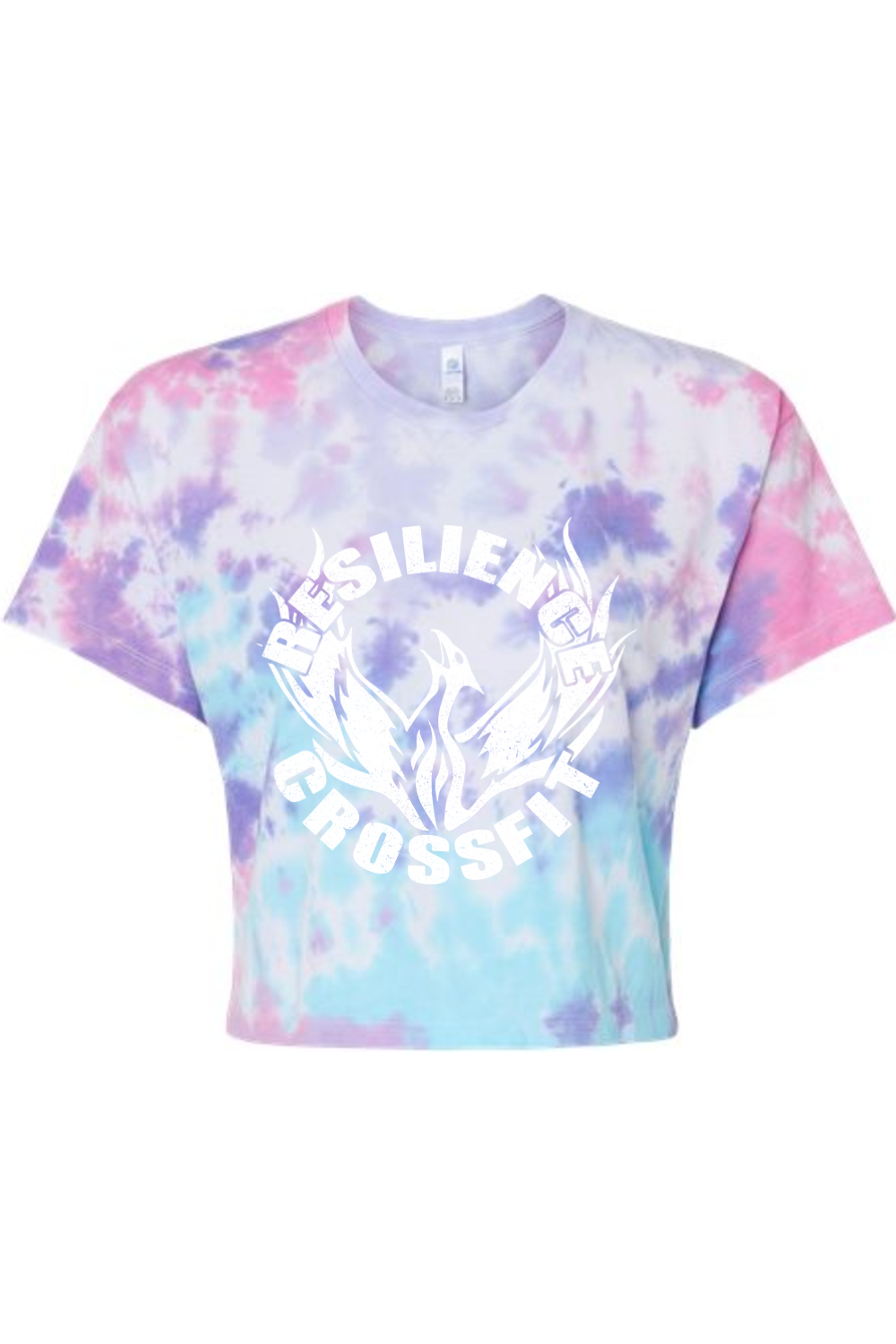 Resilience Crossfit Women's Tie-Dyed Crop T-Shirt