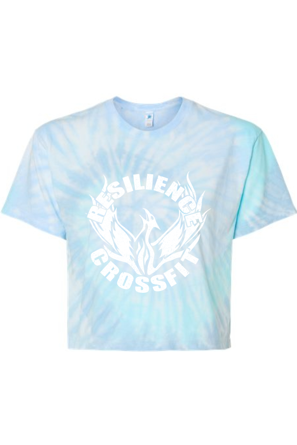 Resilience Crossfit Women's Tie-Dyed Crop T-Shirt