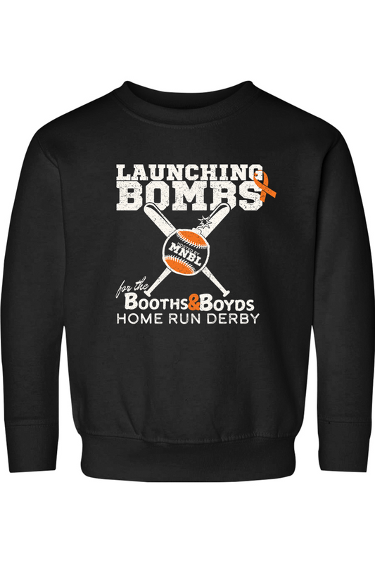 Home Run Derby for the Booths & Boyds Crewneck Sweatshirt - Toddler