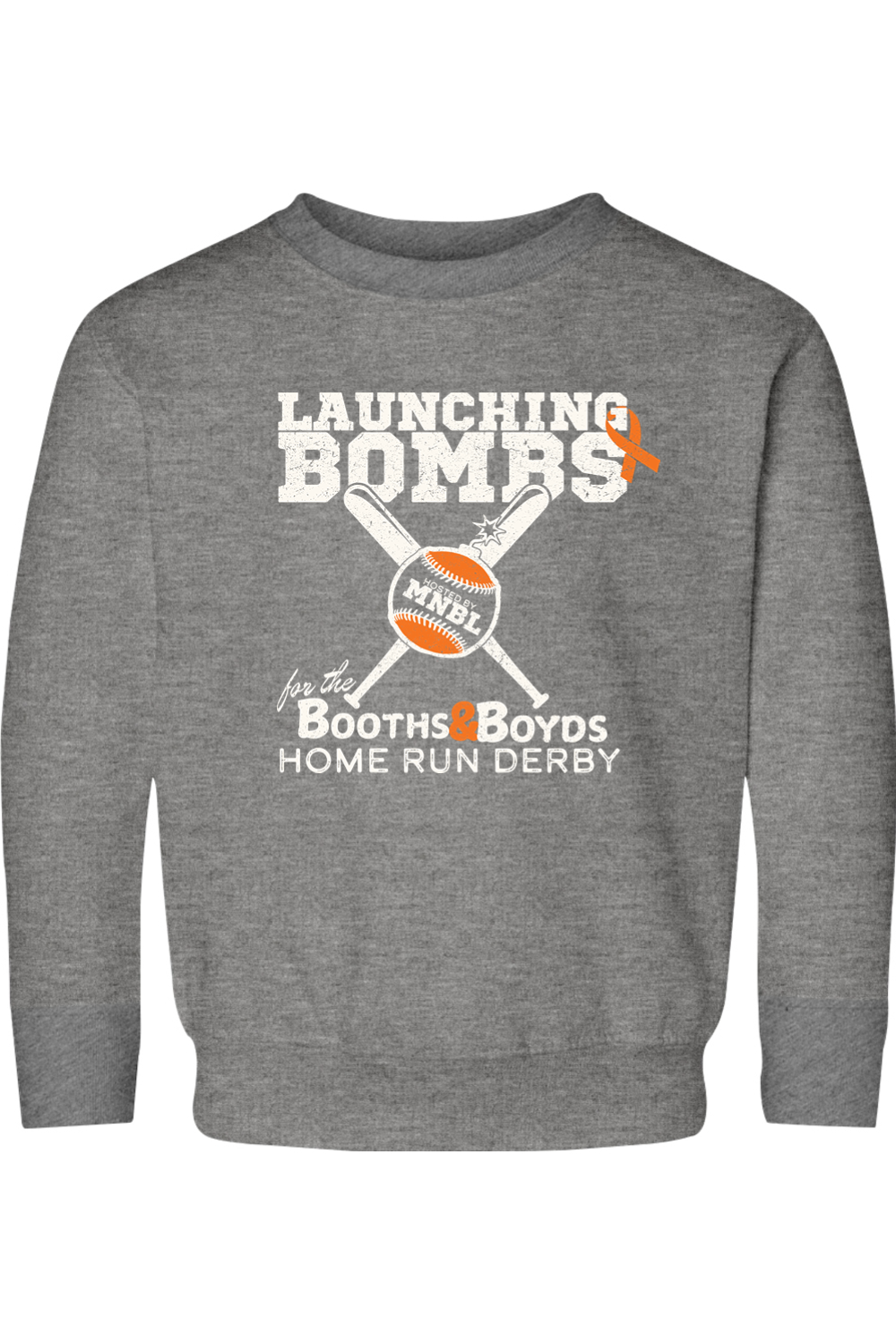 Home Run Derby for the Booths & Boyds Crewneck Sweatshirt - Toddler