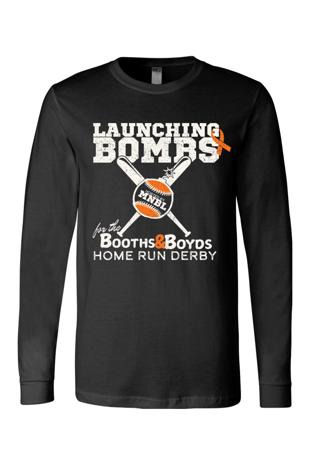 Home Run Derby for the Booths & Boyds - Cotton Long Sleeve T-Shirt - Unisex Adult