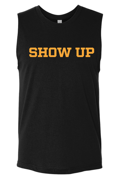 Show Up Jersey Muscle Tank