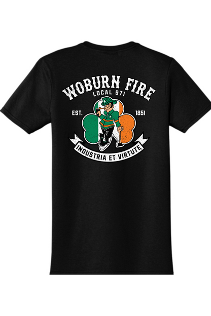 Local 971 Woburn Fire Dept. 100% Relax Fit T-Shirt - Unisex Adult