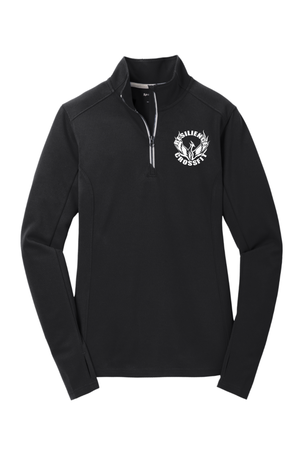 Resilience Crossfit Ladies Sport-Wick Textured 1/4-Zip Pullover