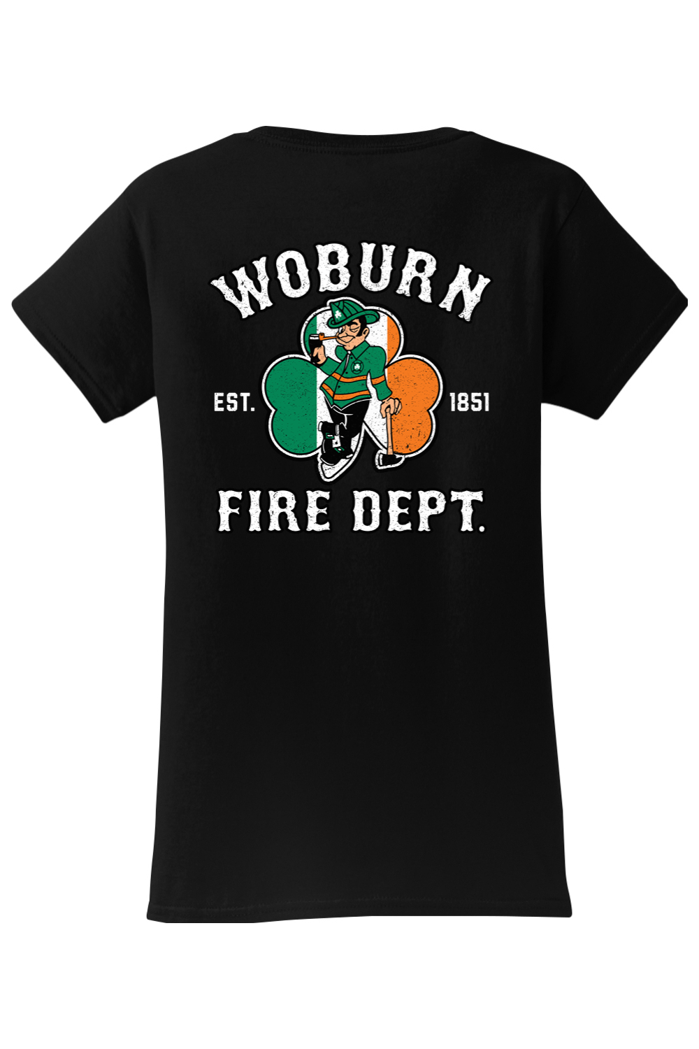 Woburn Fire Dept. 100% Cotton Semi-fitted T-Shirt - Women's