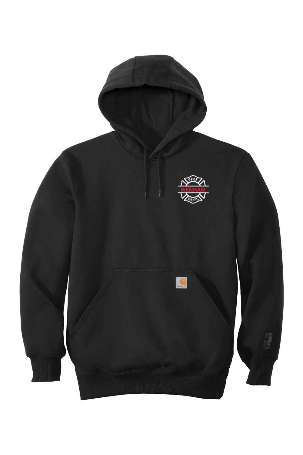 Wenham Fire Dept. Carhartt Rain Defender Paxton Heavyweight Hooded Sweatshirt